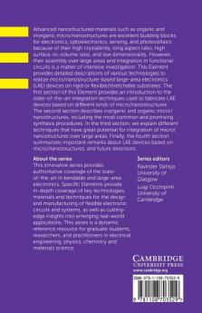 Integration Techniques for Micro/Nanostructure-Based Large-Area Electronics