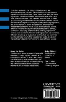 Ethical Subjectivism and Expressivism