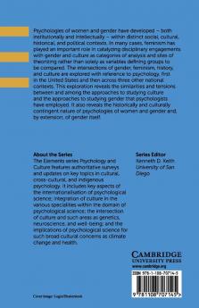 Psychology at the Intersections of Gender Feminism History and Culture