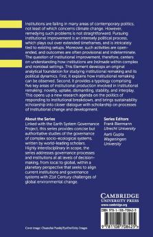 Remaking Political Institutions