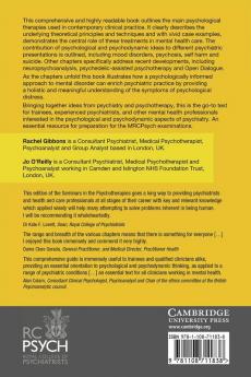 Seminars in the Psychotherapies