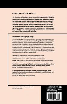 Letter Writing and Language Change