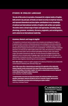 Grammar Rhetoric and Usage in English