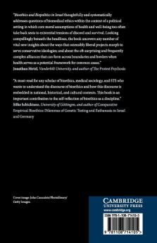 Bioethics and Biopolitics in Israel