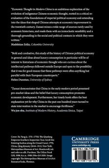Economic Thought in Modern China