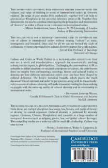Culture and Order in World Politics