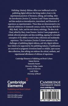 Publishing Scholarly Editions