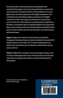 The Eighth Amendment and Its Future in a New Age of Punishment