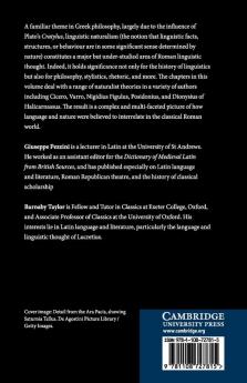 Language and Nature in the Classical Roman World