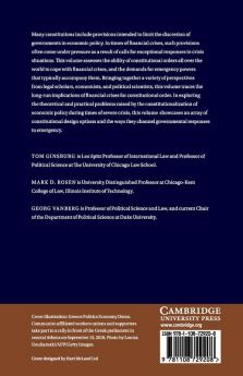 Constitutions in Times of Financial Crisis