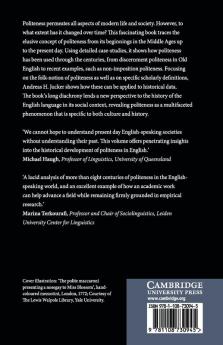 Politeness in the History of English
