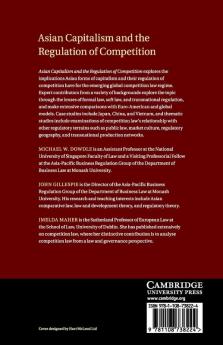 Asian Capitalism and the Regulation of Competition