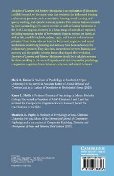 Evolution of Learning and Memory Mechanisms