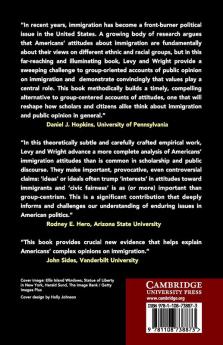 Immigration and the American Ethos