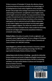 Law Lawyers and Litigants in Early Modern England