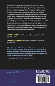 South and Southeast Asian Psycholinguistics