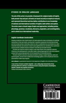 English Coordinate Constructions