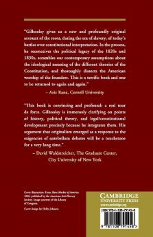 The Antebellum Origins of the Modern Constitution