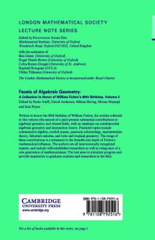 Facets of Algebraic Geometry