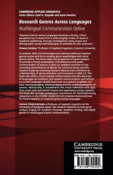 Research Genres Across Languages