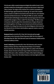 Music and Culture in the Middle Ages and Beyond