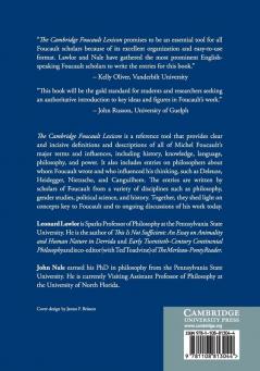 The Cambridge Foucault Lexicon