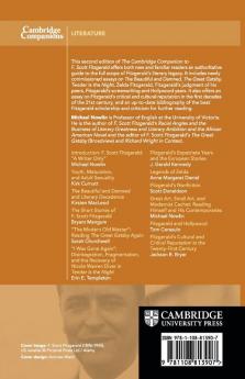 The Cambridge Companion to F. Scott Fitzgerald