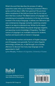 The Babel Lexicon of Language