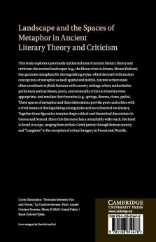 Landscape and the Spaces of Metaphor in Ancient Literary Theory and Criticism