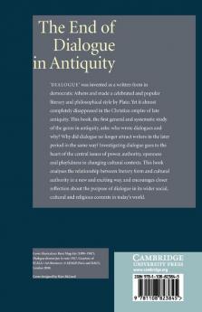 The End of Dialogue in Antiquity