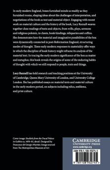 Boxes and Books in Early Modern England
