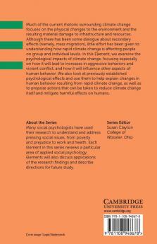 Climate Change and Human Behavior