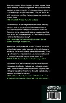 The Cambridge Handbook of the Law of the Sharing Economy