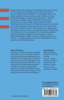 Behavioral Science and Public Policy
