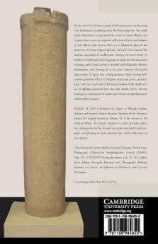 Archaic Greek Epigram and Dedication