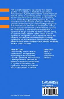 Abstraction in Experimental Design