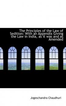 The Principles of the Law of Sedition