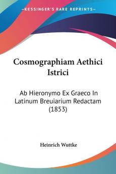 Cosmographiam Aethici Istrici