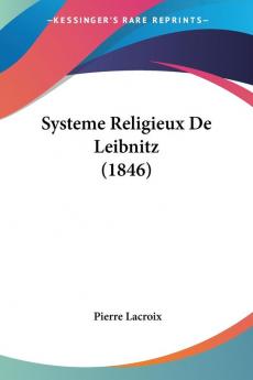 Systeme Religieux De Leibnitz (1846)