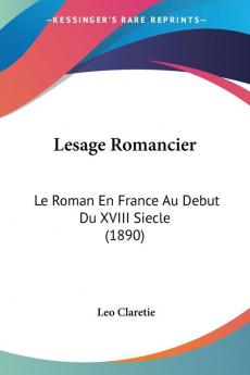 Lesage Romancier