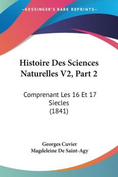 Histoire Des Sciences Naturelles V2 Part 2