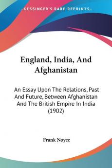 England India And Afghanistan