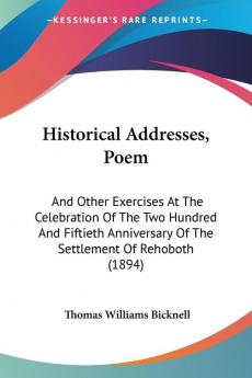 Historical Addresses Poem