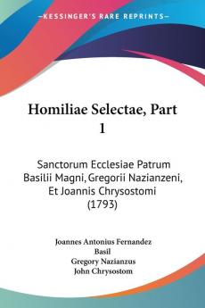 Homiliae Selectae Part 1