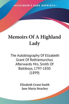 Memoirs Of A Highland Lady