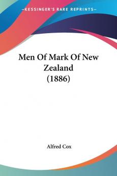Men Of Mark Of New Zealand (1886)