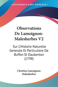 Observations De Lamoignon-Malesherbes V2