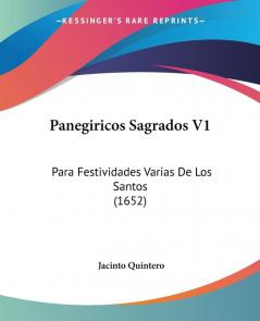 Panegiricos Sagrados V1