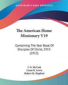 The American Home Missionary V19