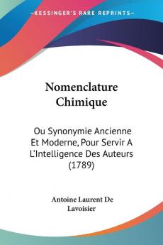 Nomenclature Chimique